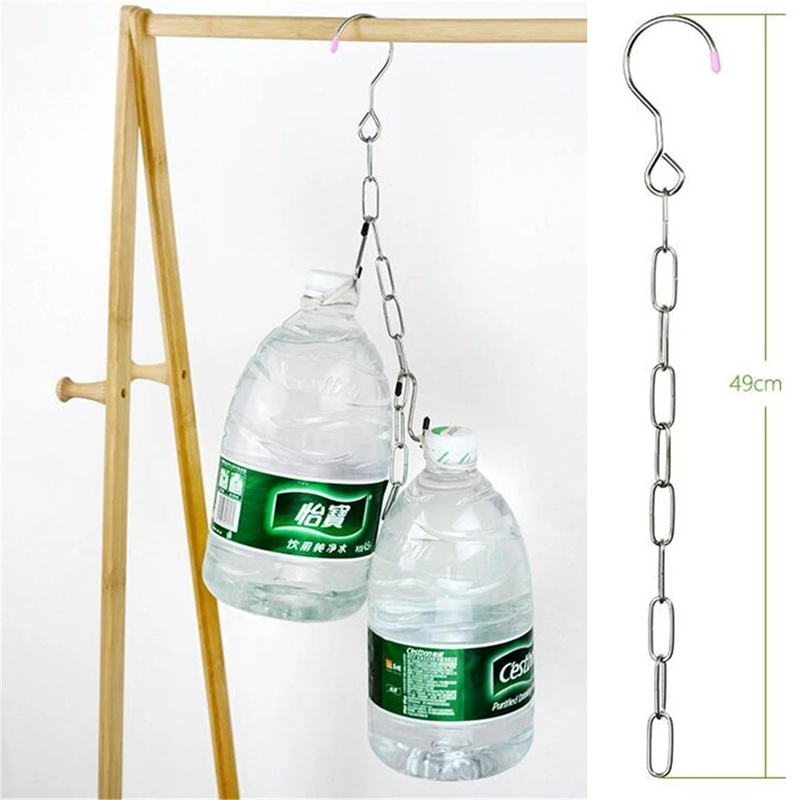 Móc treo quần áo đa năng nhiều lỗ bằng thép không gỉ