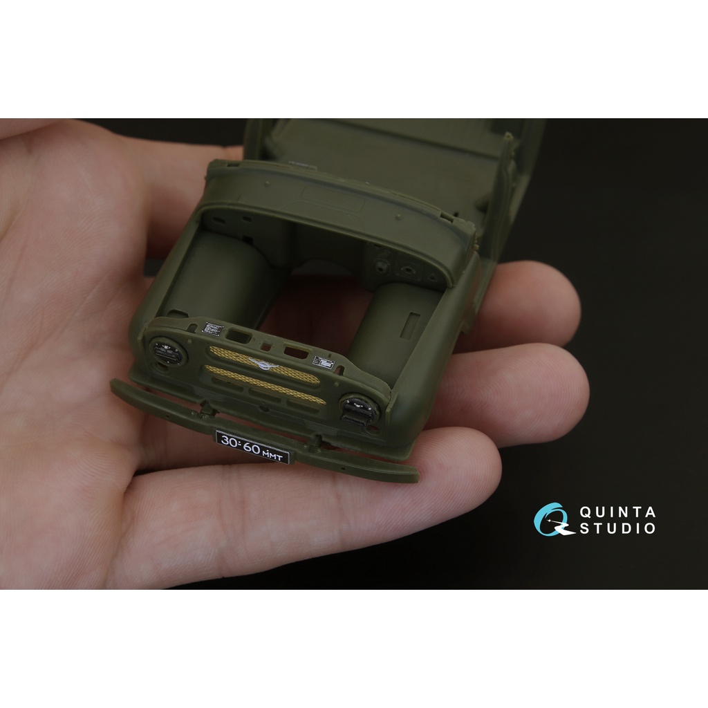 Decal 3D | Nội thất  cabin xe ô tô UAZ-469 tỷ lệ 1/48 | Quinta Studio