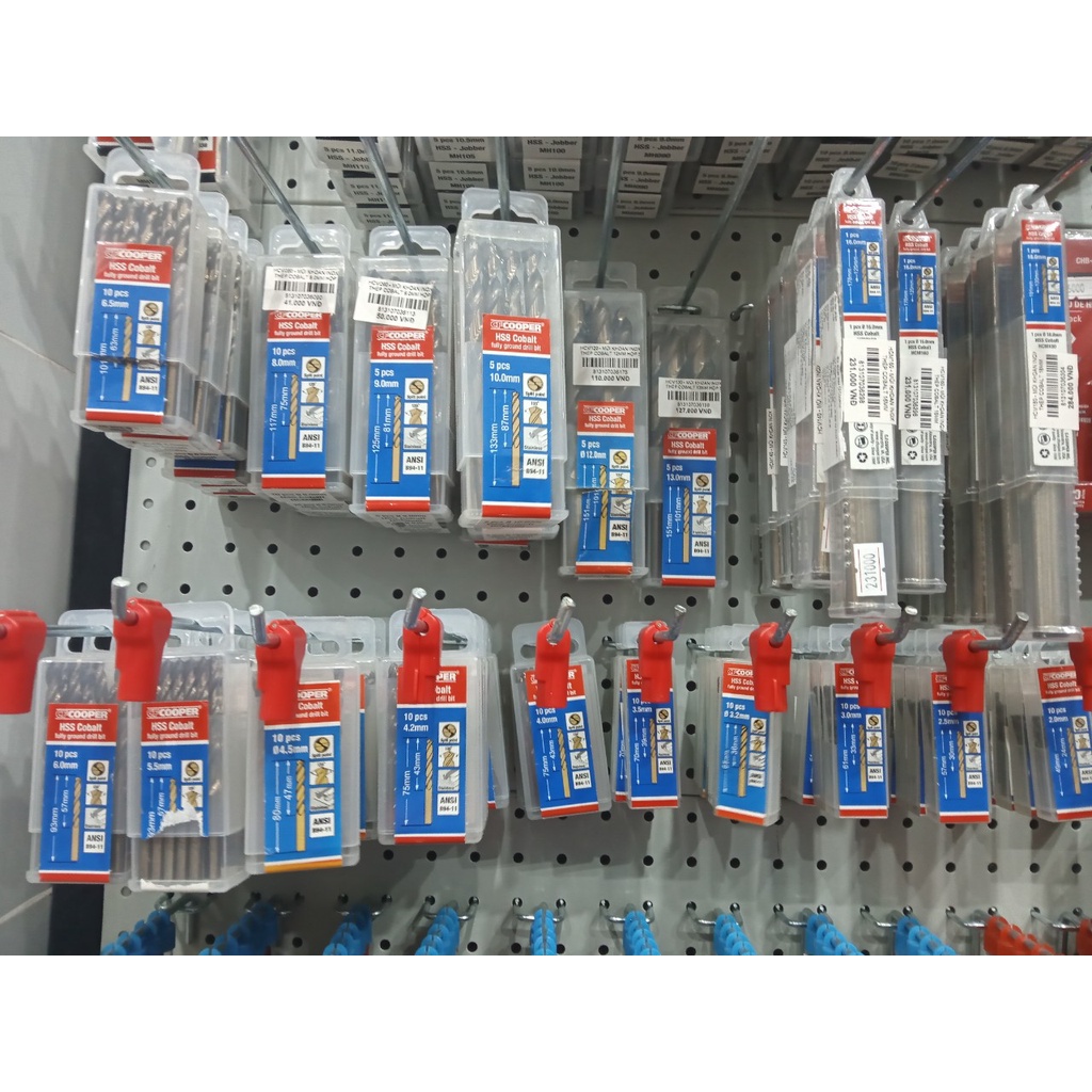 MŨI KHOAN INOX THÉP COBALT  CF COOPER