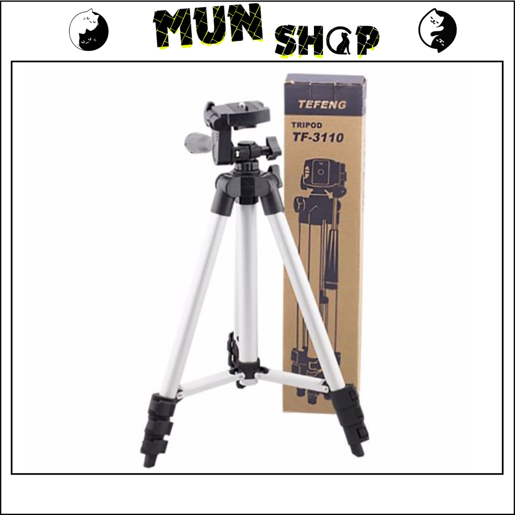 Giá đỡ điện thoại, máy ảnh Tripod-3110, gậy 3 chân live stream, chụp ảnh, kèm remote blueetooth cực tiện lợi/Max