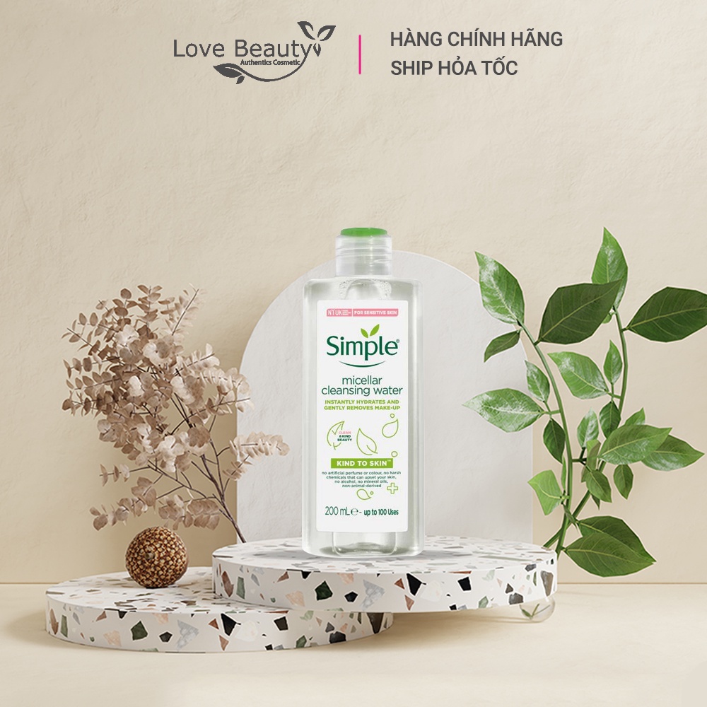 Nước Tẩy trang Simple