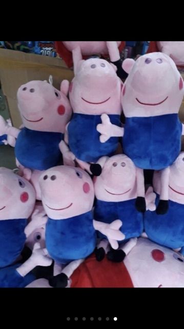 Thú bông peppa pig bông mịn chính hãng 30cm