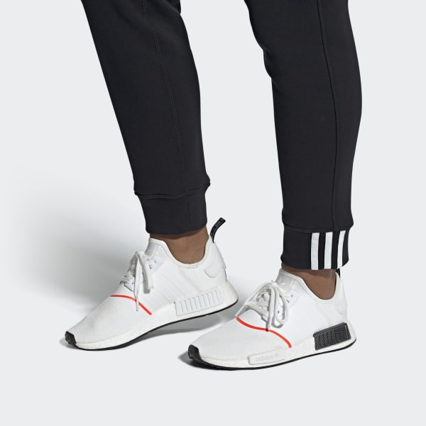 Giày thể thao Sneakers Adidas NMD R1 White Solar Red EE5086