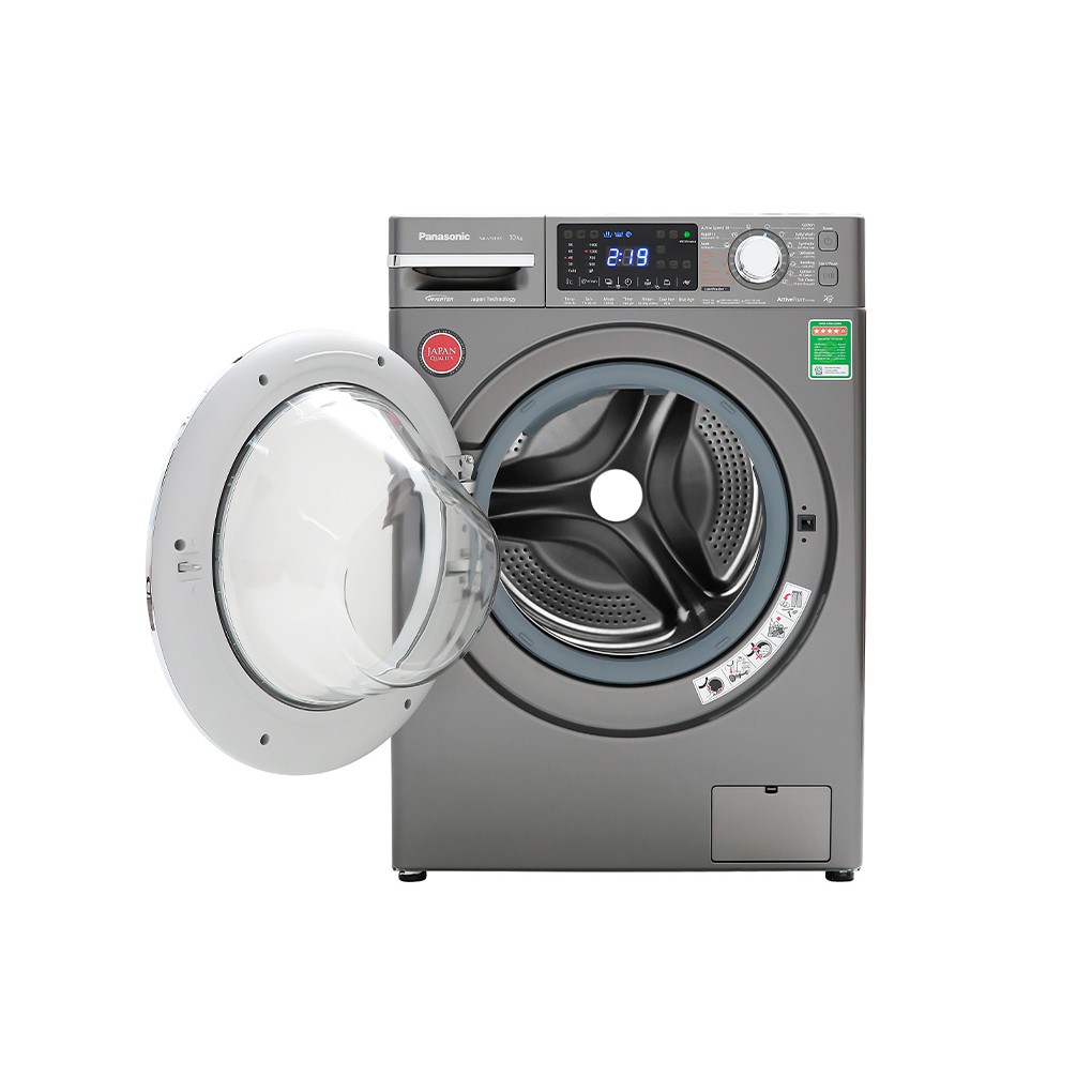 Máy giặt cửa trên Panasonic Inverter 10 Kg NA-V10FX1LVT -Giặt nước nóng, Bảo hành chính hãng 24 tháng, giao miễn phí HCM