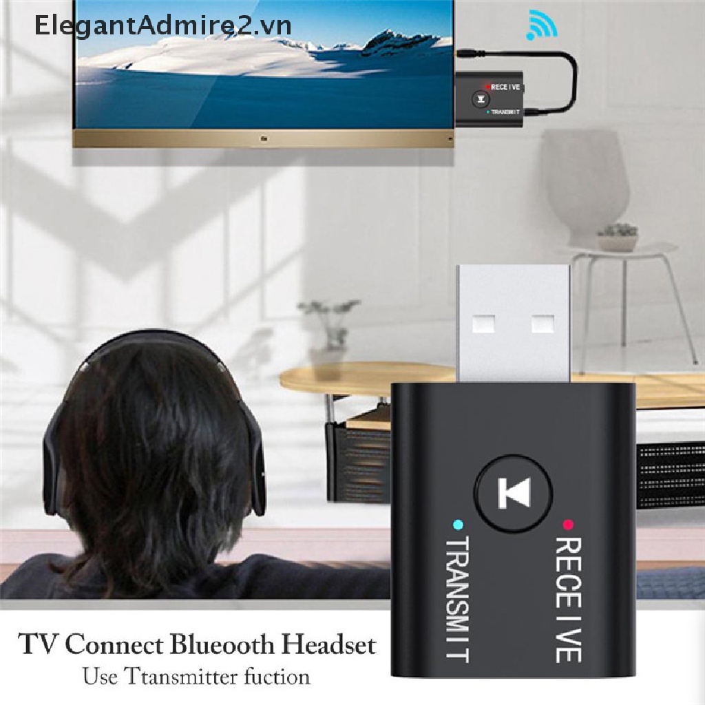 Thiết bị truyền tín hiệu bluetooth không dây 2 trong 1 tiện dụng