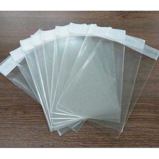 100 Bọc thẻ trong suốt có đầu dán chống hơi nước cho card anime JJK , 5 nàng dâu,...