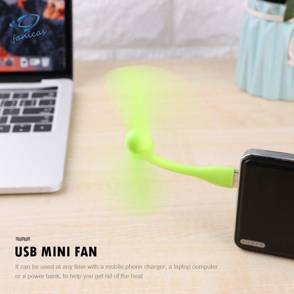 Quạt Usb Linh Hoạt Cho Sạc Dự Phòng Máy Tính