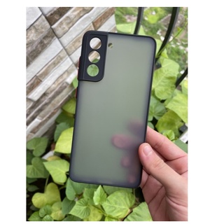 Ốp lưng nhám viền màu bảo vệ camera cho Galaxy S21 FE, S20 Ultra, S22, S22 Plus, S22 Ultra, Note 20 Ultra, S21 Plus,