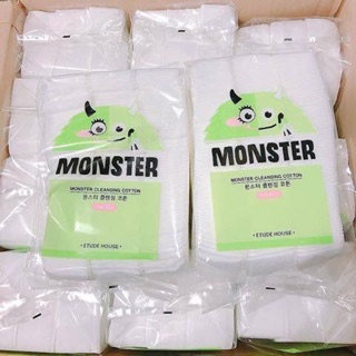 [HÀNG CÓ SẴN] Bông Tẩy Trang Etude House Monster Cleansing Cotton 408 miếng