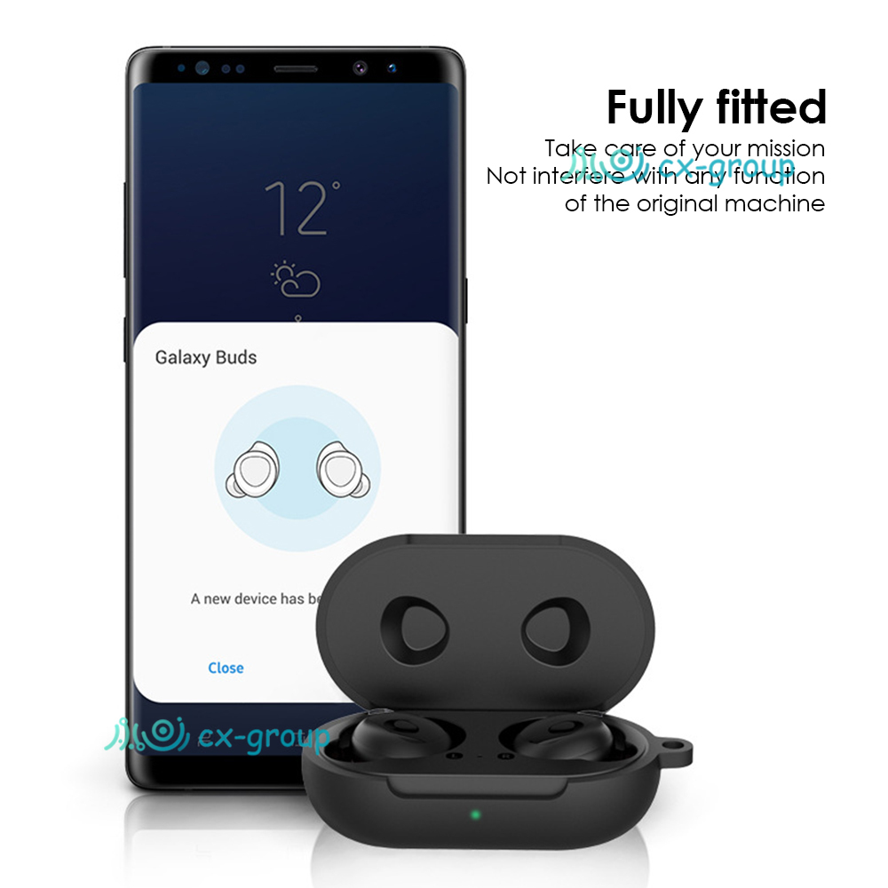 Sẵn sàng có sẵn Bao da silicon bảo vệ tai nghe Bluetooth cho Samsung Galaxy Buds / Buds Plus