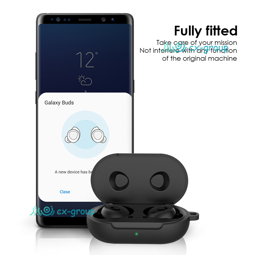 Vỏ Silicon Bảo Vệ Hộp Đựng Tai Nghe Không Dây Cho Samsung Galaxy Buds / Buds Plus