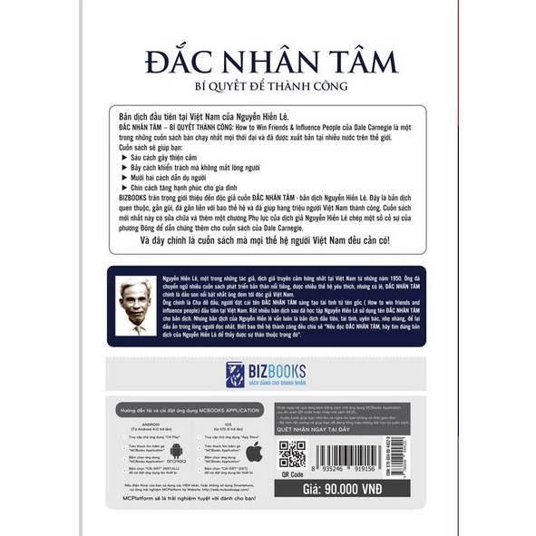 Sách - Đắc Nhân Tâm - Bí Quyết Để Thành Công