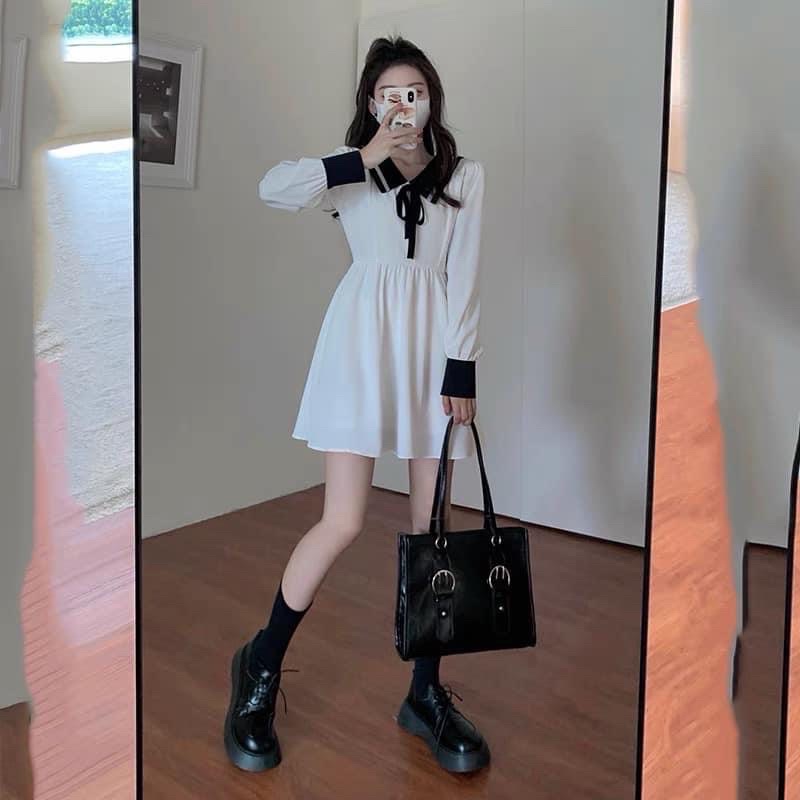 [ẢNH THẬT/VIDEO]VÁY THUỶ THỦ DÁNG MỚI PHỐI HAI MÀU SIÊU ĐÁNG YÊU