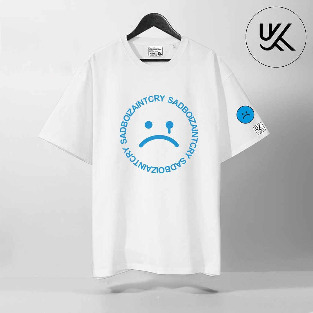 Áo Thun Tay Lỡ SADBOIZ  Aint Cry,  áo phông unisex Form rộng oversize, chất liệu Cotton - KKIM Shop