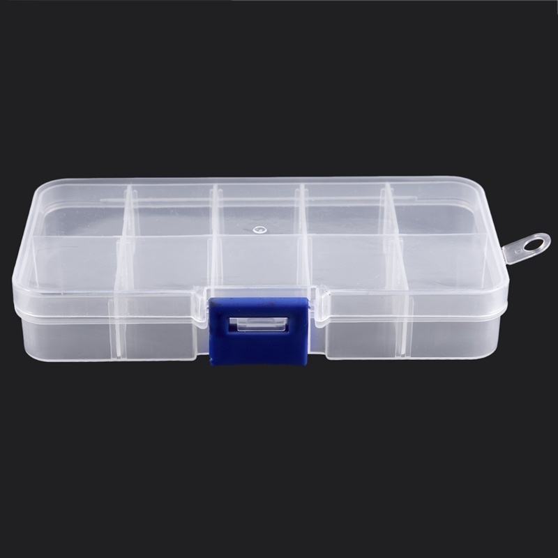 Hộp nhựa trong suốt đựng trang sức 1-10 ngăn