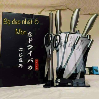 BỘ DAO INOX 6 MÓN HÀNG NHẬT