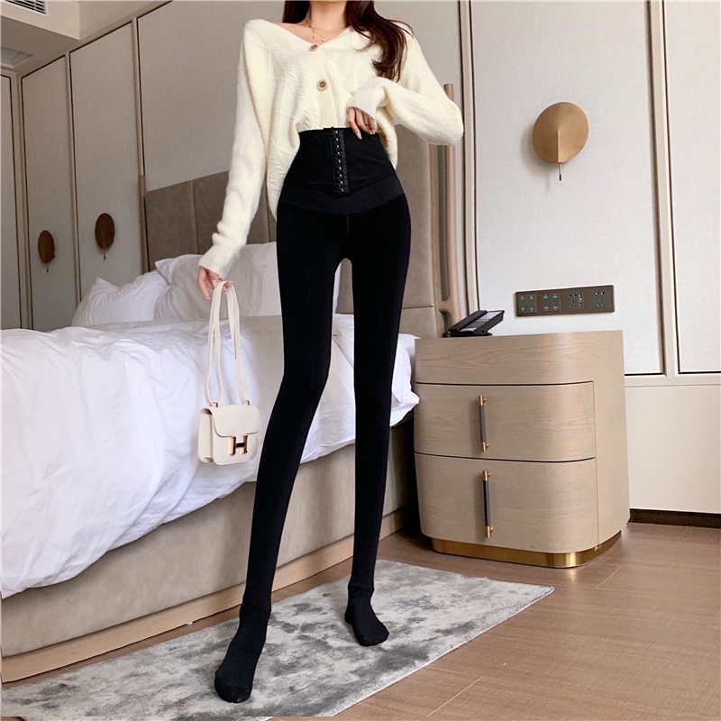 Quần legging lót nhung ấm áp hợp thời trang cho bạn gái