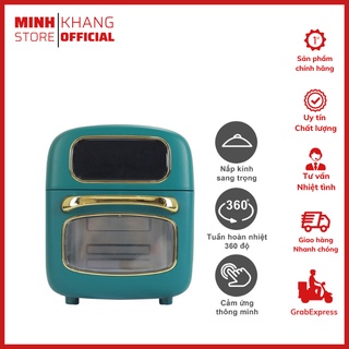Nồi chiên không dầu NINE SHIELD 10 lít (KB-7001M), công nghệ cao, giảm chất béo tốt cho sức khỏe. (Tặng Kèm Kẹp Thịt)