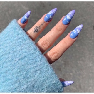 💅 Móng úp thiết kế mẫu đám mây - Làm móng giả theo yêu cầu
