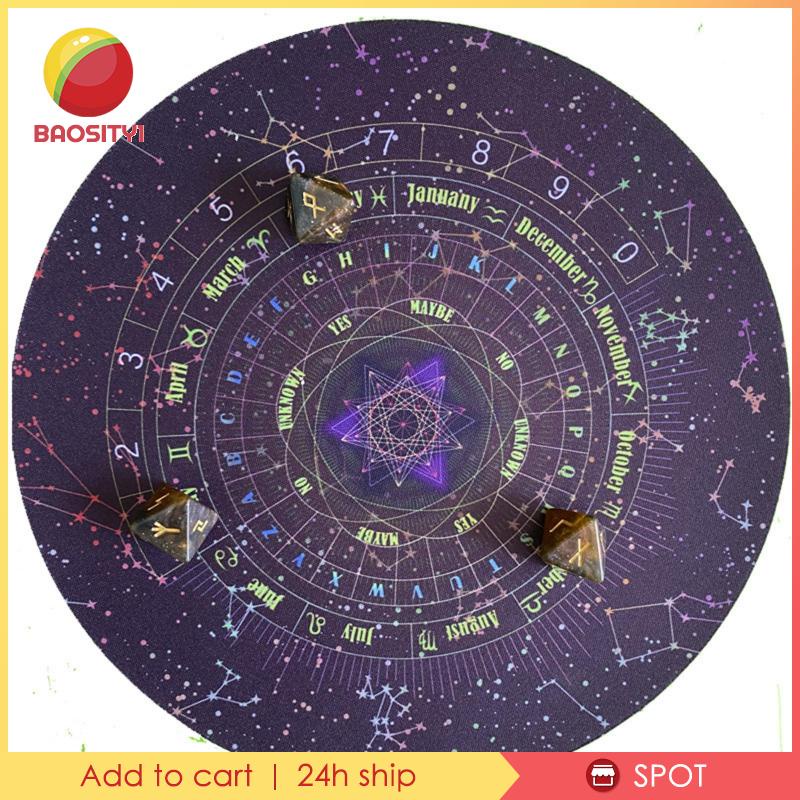 [Baosity1] Khăn Trải Bàn Chơi Bài Tarot Altar Cổ Điển Vải Flannel Dày