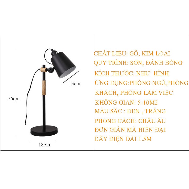 Đèn Học Tốt Cho Mắt, Đèn bàn học ☀️Chống cận☀️ FDB01 kiểu dáng sang trọng, chống lóa mắt, tiết kiệm điện + Bóng đèn