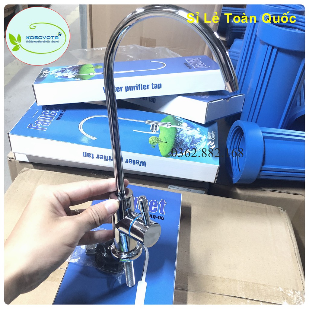Vòi Máy Lọc Nước Dạng Gạt Faucet Hàng Chính Hãng Loại 1, Inox Không Gỉ Siêu Bền