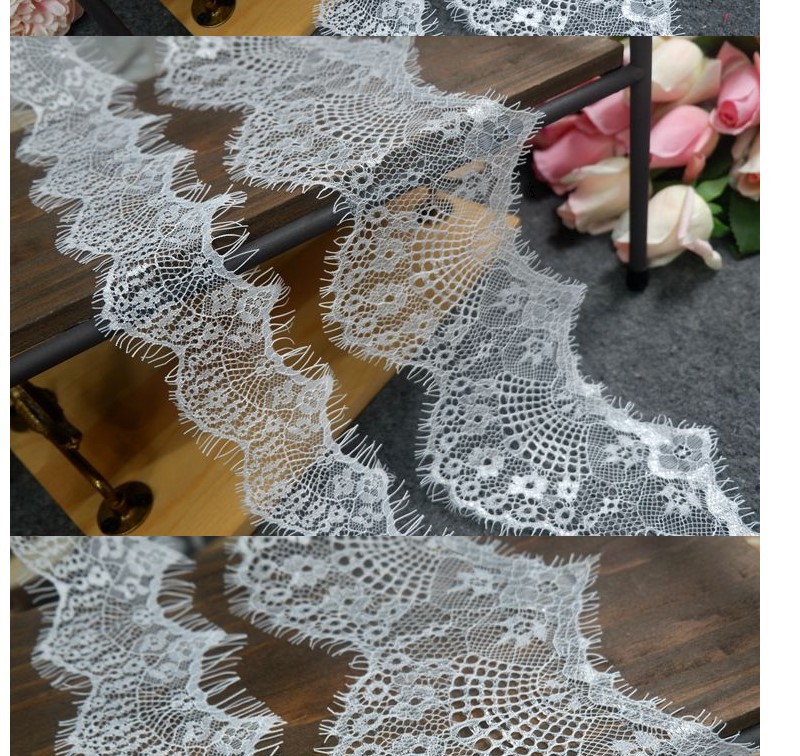 Dải ren chuyên dụng cho viền cổ áo váy rộng 6.5-10cm