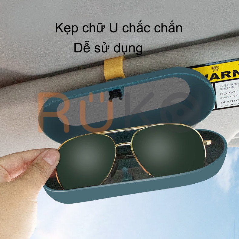 Hộp đựng kính râm kèm sáp thơm trên ô tô
