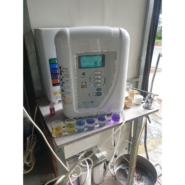 máy lọc nước ion kiềm sanwa 7 7tấm điện cực hỗ trợ điều trị covid rất ok