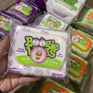 Khăn lau mũi Boogie Wipes - 20 tờ