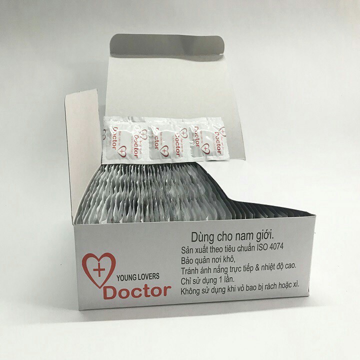 Hộp Bao cao su Young Lovers Doctor 144c cho nhà nghỉ, khách sạn, gia đình...