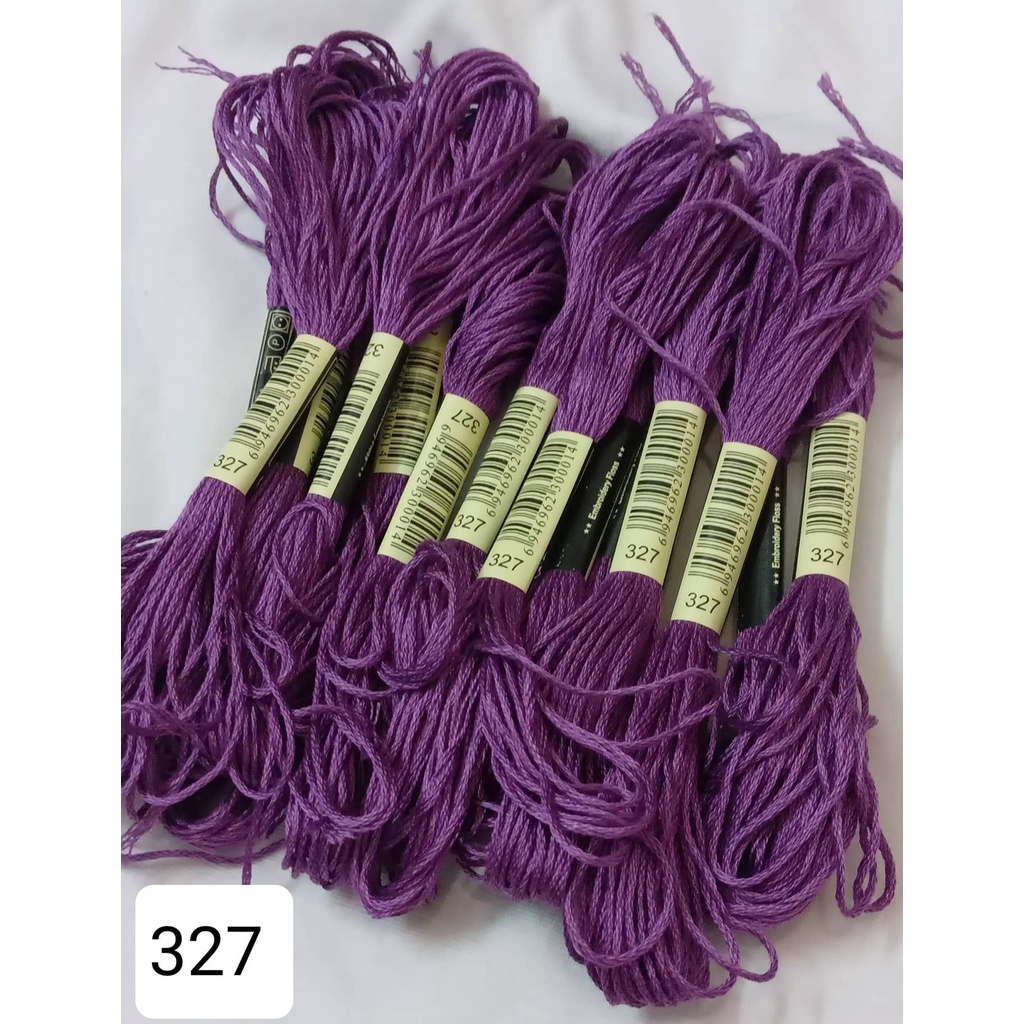 Chỉ thêu cotton DC - CXC / Mã mầu Tím . Hồng