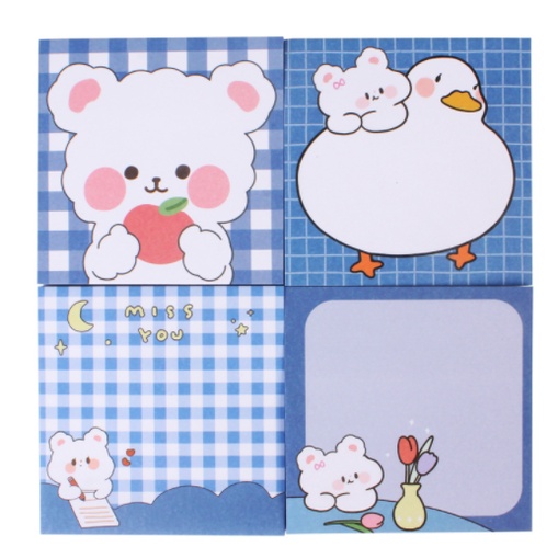 Giấy Note Ghi Chú Học Tập 50 tờ mẫu cute dễ thương