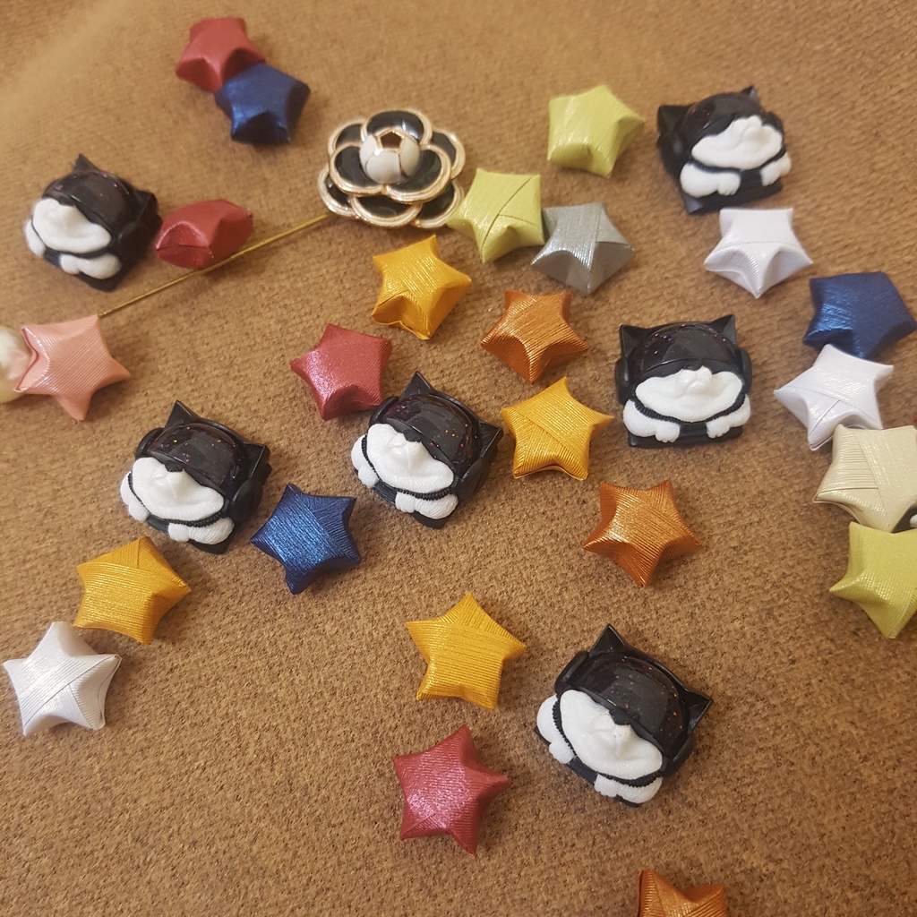 Keycap Sirius Clone trang trí bàn phím cơ (Màu White on Black) | BigBuy360 - bigbuy360.vn