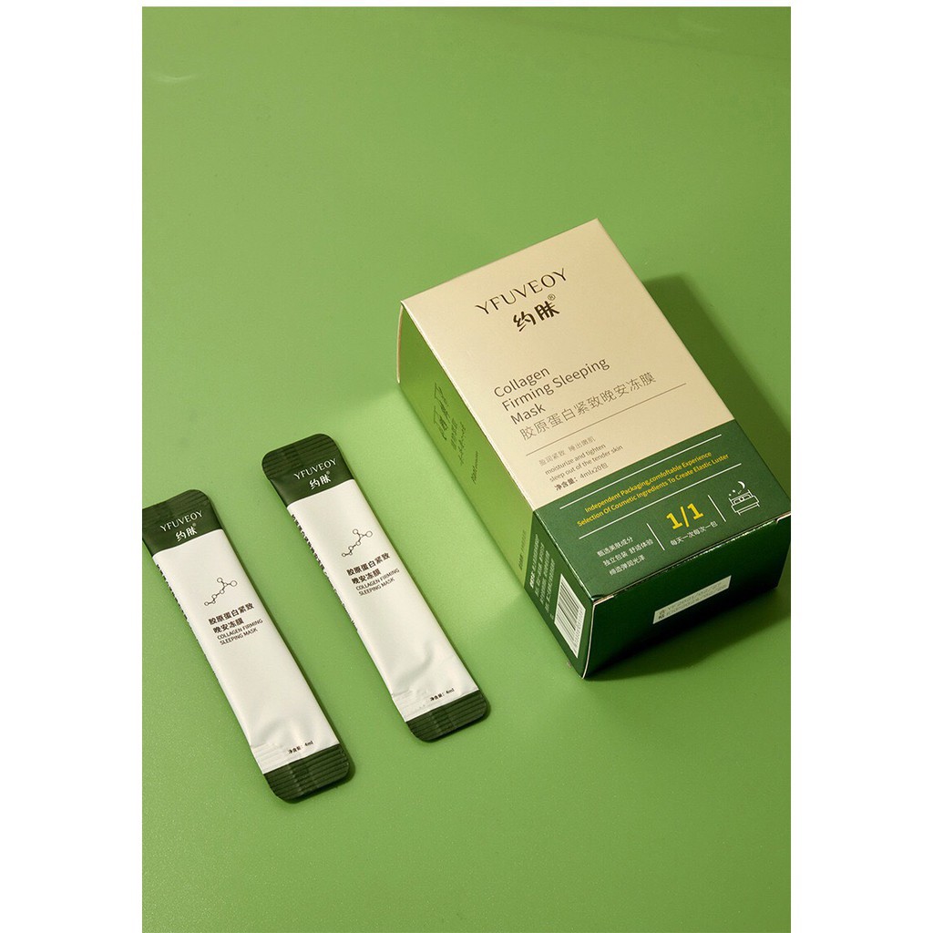 Mặt Nạ Ngủ Collagen trắng sáng da, Đàn Hồi, Giảm Nếp Nhăn, Tái Tạo Da | BigBuy360 - bigbuy360.vn