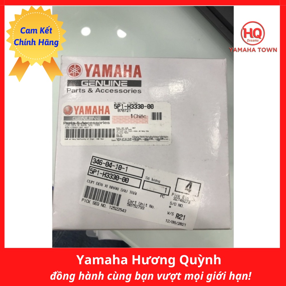 Cụm đèn xi nhan sau Phải chính hãng Yamaha dùng cho xe Novo 4 - Yamaha town Hương Quỳnh