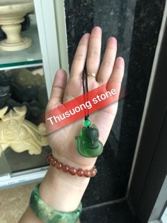 Mặt dây hồ ly thạch anh lưu ly