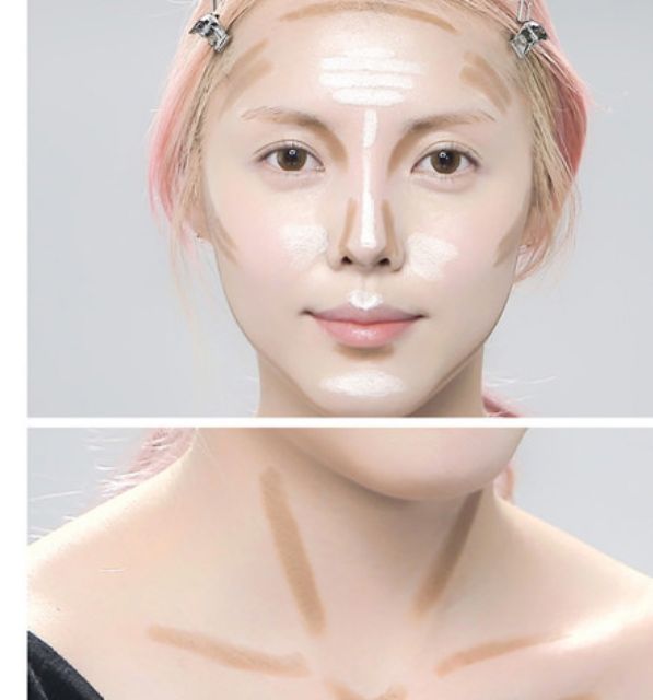 Thỏi Tạo Khối Maybelin V-Face với 2 đầu: tạo khối và highlight. | BigBuy360 - bigbuy360.vn