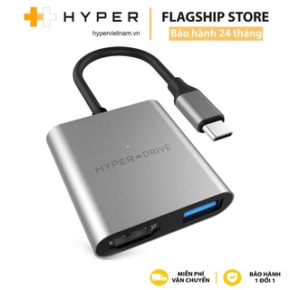 Cổng chuyển hyperdrive 4k hdmi 3-in-1 usb-c hub cho macbook, pc & devices - hd259a -