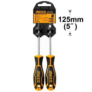 Bộ 2 cây tua vít dẹp và bake ingco hksd0248