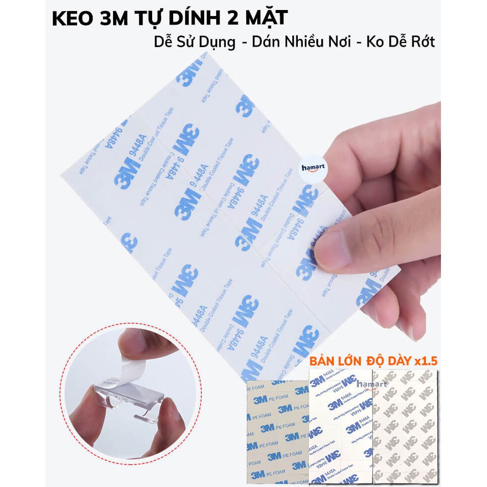 ❌BÁN SỈ⛔ Nẹp Cố Định Dây Điện Kẹp Giữ Cáp Sạc Nẹp Dây Điện Chống Rối Dán Tường 88068 KHO SỈ GIA GỐC 88