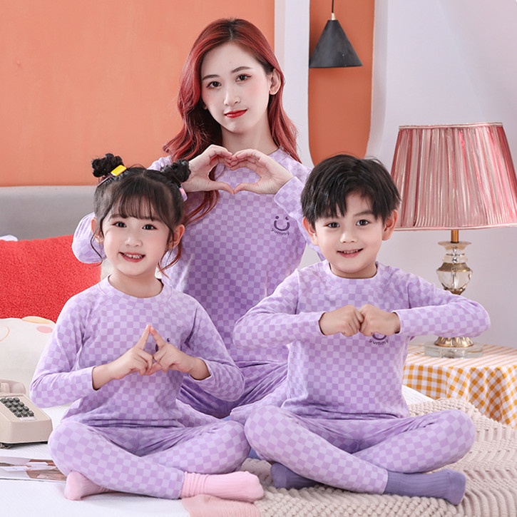 Bộ Đồ Ngủ Tay Dài 100-160cm Dành Cho Bé Trai Gái