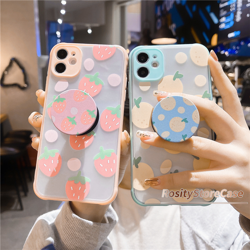 Ốp Lưng Họa Tiết Trái Cây Dễ Thương Cho Samsung A51 A11 A50 A10S J7 Prime J2 Prime A20S A21S A30 A50S A30S A20 M11 M10S M40S A205 A305