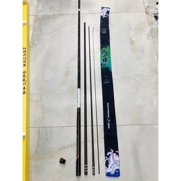 cần cây tay 5H Bạch Vương hộp vàng hãng Hanlen nội địa trung