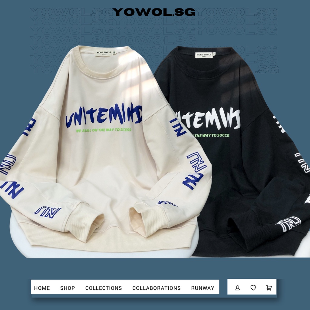 Áo Sweater MIND Nữ Form Rộng Oversize Vải Nỉ Bông Phong Cách Unisex Ulzzang