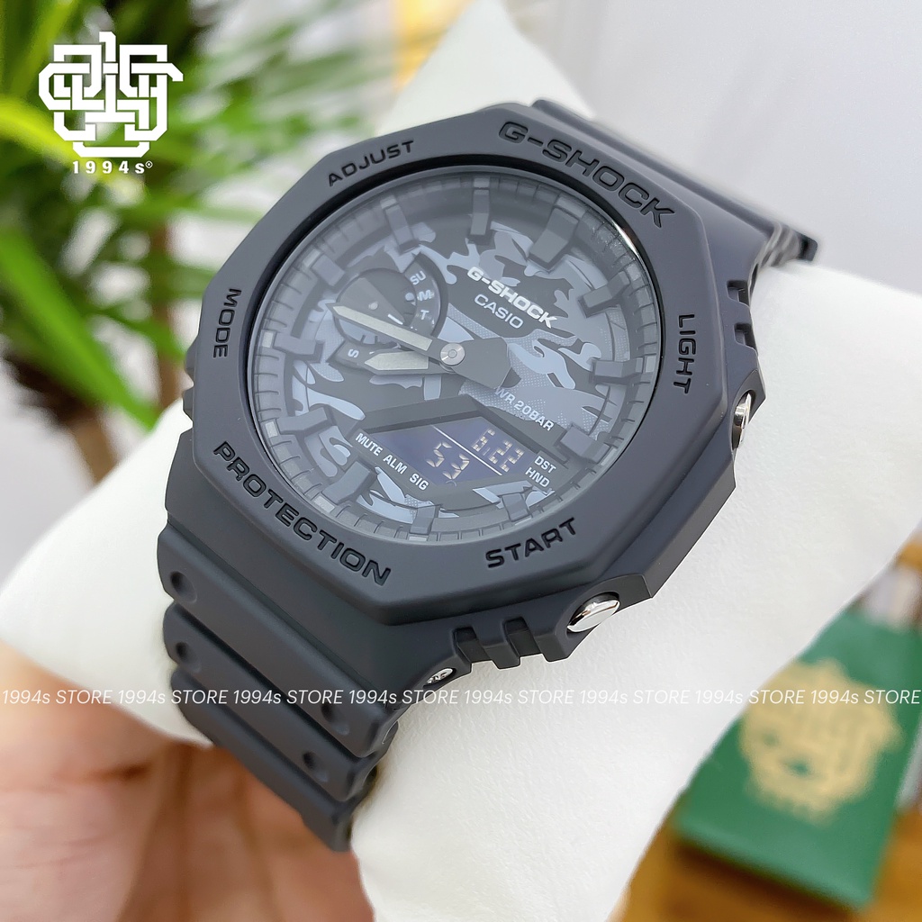 Đồng hồ nam Casio G-Shock GA-2100CA-8A chống va đập, chống nước 200m, hàng chính hãng