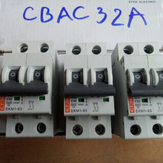 CB AC 32A, 40A và 63A hãng ETEK