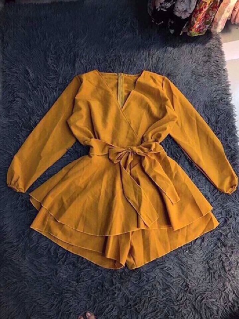 [ Mã FAMAYWA2 giảm 10K đơn 50K] GB đầm ngắn cát hàn kiểu tầng phối dây lưng kèm ảnh thật cuối | BigBuy360 - bigbuy360.vn