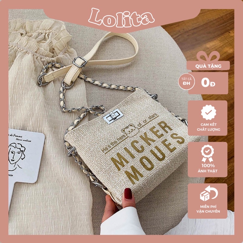 Túi Xách Nữ Đeo Chéo LOLITA Phong Cách Hàn Quốc