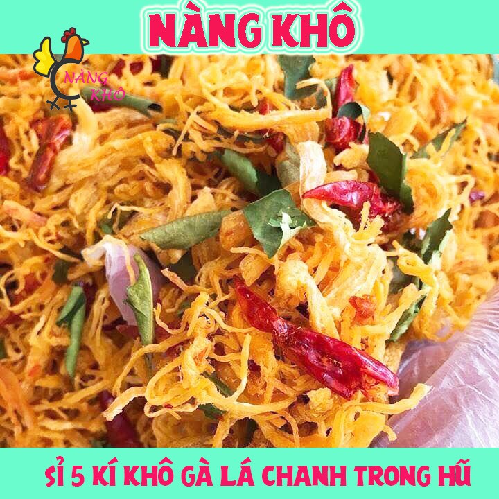 Sỉ 5 kí Khô gà lá chanh loại rẻ ( Giòn ngon - đậm vị ) | Nàng Khô